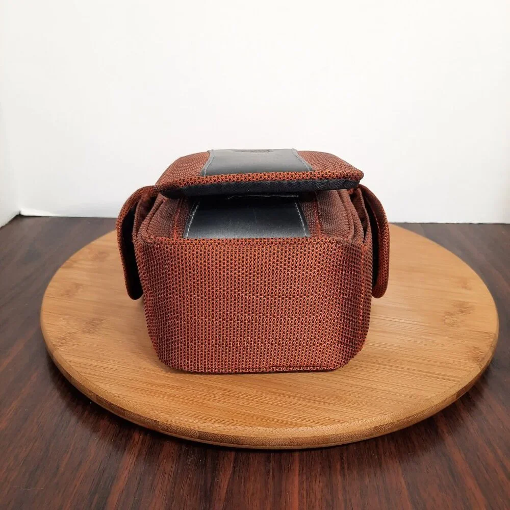 Tumi T-Tech Pulse Digital Camera Bag Orange Travel Case Padded Shoulder Strap